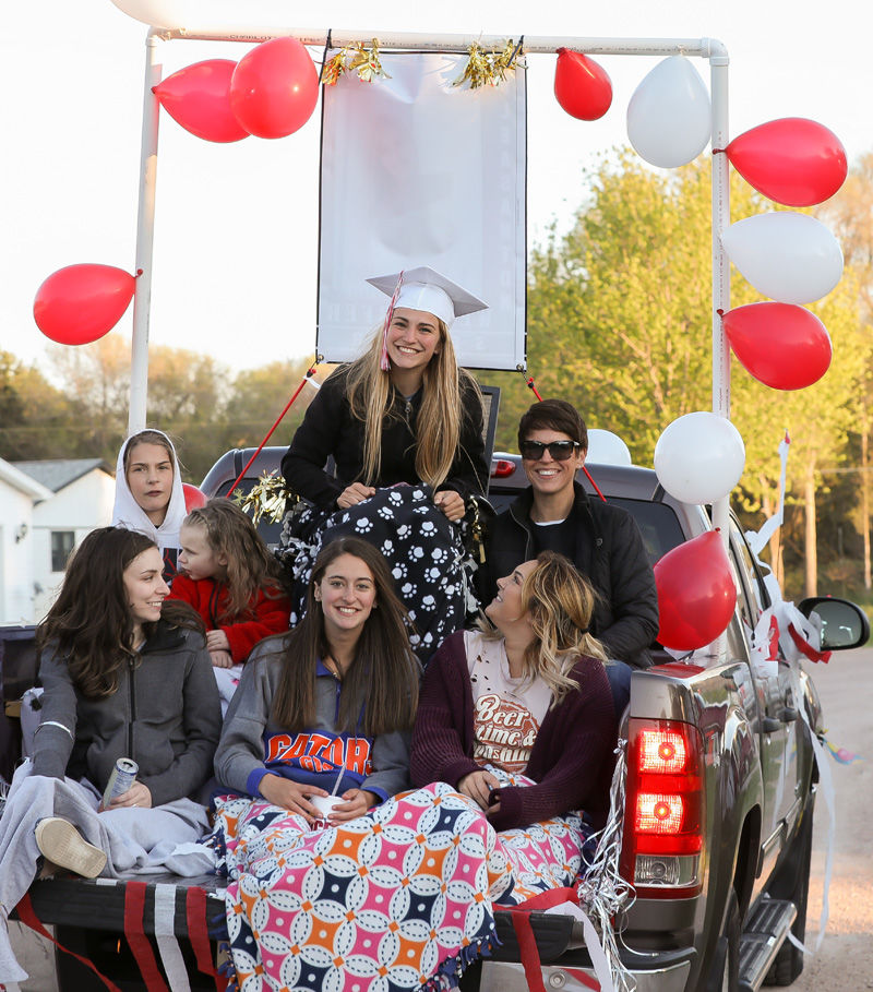 Pleasanton grad parade